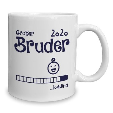 Kaffeebecher - Tasse - Familien Kollektion Bruder-dunkelblau