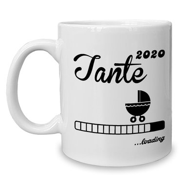 Kaffeebecher - Tasse - Familien Kollektion Tante-schwarz