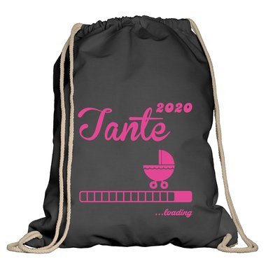 Turnbeutel - Tante 2020 loading apfelgrn-fuchsia