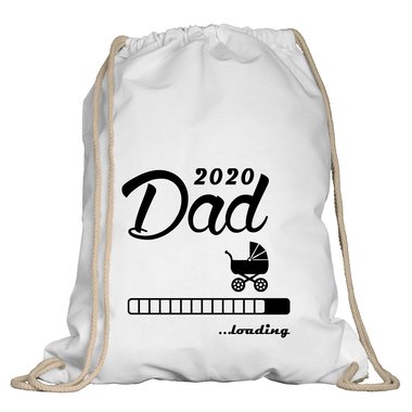 Turnbeutel - Dad 2020 loading apfelgrn-schwarz