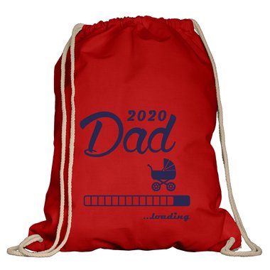 Turnbeutel - Dad 2020 loading weiss-schwarz