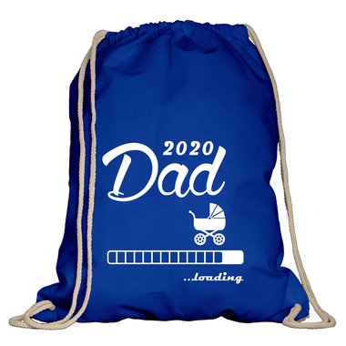 Turnbeutel - Dad 2020 loading weiss-schwarz