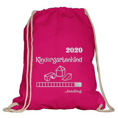 Turnbeutel - Kindergartenkind 2020 loading apfelgrn-dunkelblau