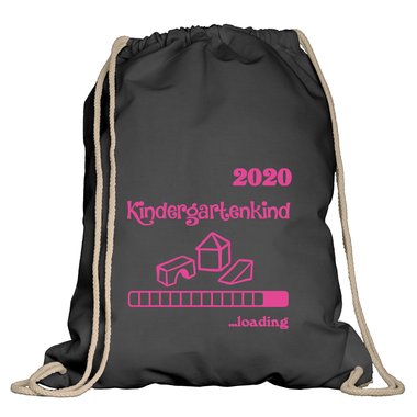 Turnbeutel - Kindergartenkind 2020 loading apfelgrn-dunkelblau