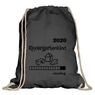 Turnbeutel - Kindergartenkind 2020 loading apfelgrn-dunkelblau