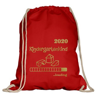 Turnbeutel - Kindergartenkind 2020 loading apfelgrn-dunkelblau