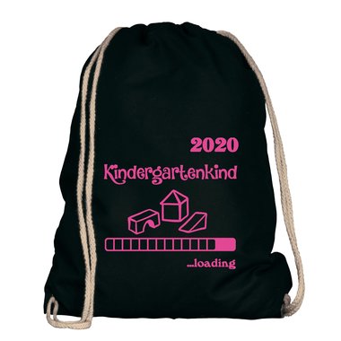 Turnbeutel - Kindergartenkind 2020 loading apfelgrn-dunkelblau