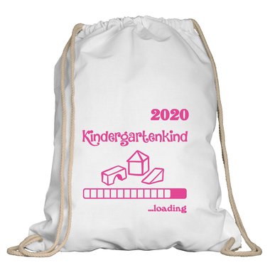 Turnbeutel - Kindergartenkind 2020 loading apfelgrn-dunkelblau