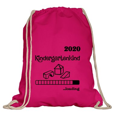 Turnbeutel - Kindergartenkind 2020 loading apfelgrn-dunkelblau