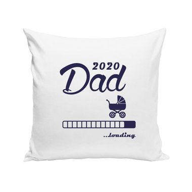 Kissen - Dad 2020 loading apfelgrn-dunkelblau