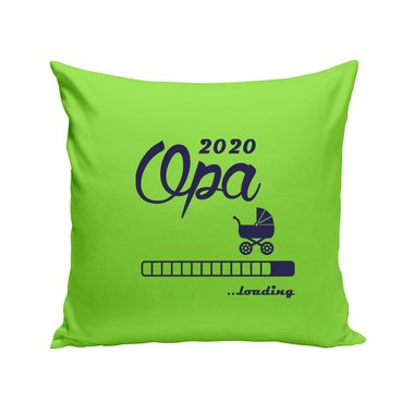 Kissen - Opa 2020 loading apfelgrn-dunkelblau