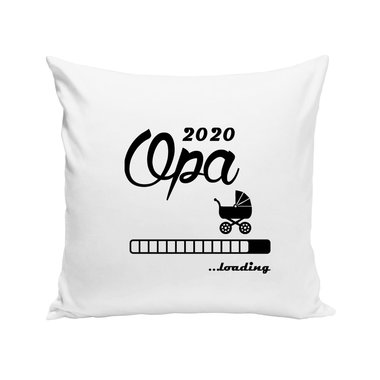 Kissen - Opa 2020 loading weiss-schwarz