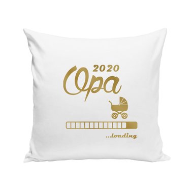 Kissen - Opa 2020 loading weiss-schwarz