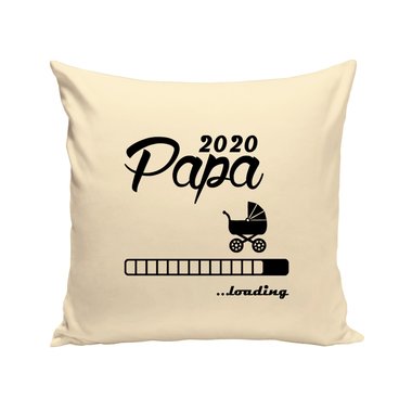 Kissen - Papa 2020 loading apfelgrn-dunkelblau