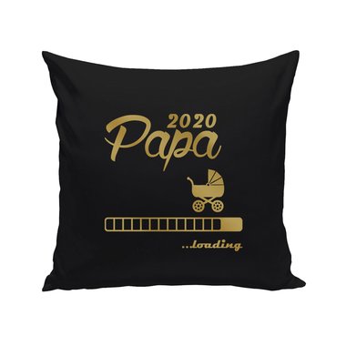 Kissen - Papa 2020 loading apfelgrn-dunkelblau