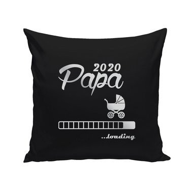 Kissen - Papa 2020 loading apfelgrn-dunkelblau