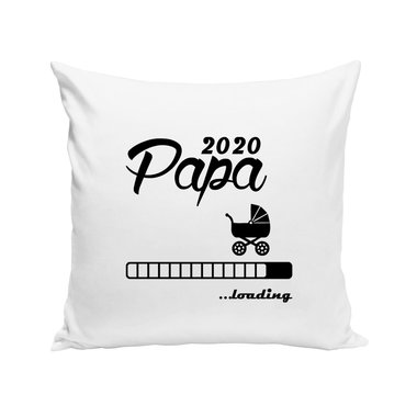 Kissen - Papa 2020 loading apfelgrn-dunkelblau