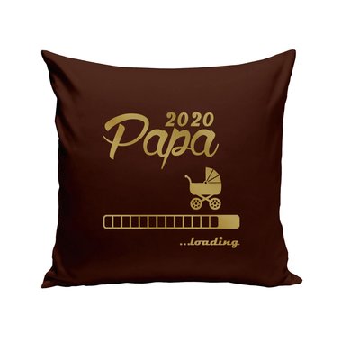 Kissen - Papa 2020 loading apfelgrn-dunkelblau