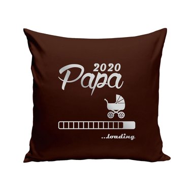 Kissen - Papa 2020 loading apfelgrn-dunkelblau