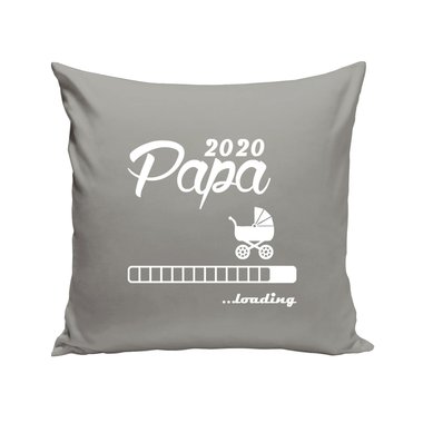 Kissen - Papa 2020 loading apfelgrn-dunkelblau