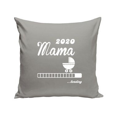 Kissen - Mama 2020 loading weiss-schwarz