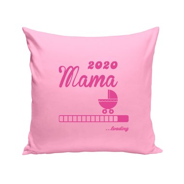 Kissen - Mama 2020 loading weiss-schwarz