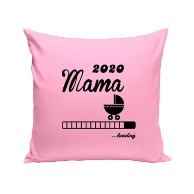 Kissen - Mama 2020 loading weiss-schwarz