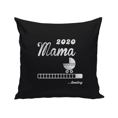 Kissen - Mama 2020 loading weiss-schwarz