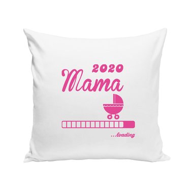 Kissen - Mama 2020 loading weiss-schwarz