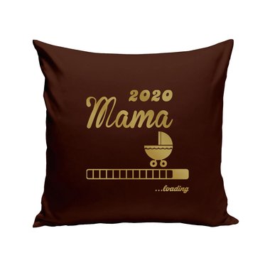 Kissen - Mama 2020 loading weiss-schwarz