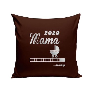 Kissen - Mama 2020 loading weiss-schwarz