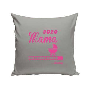 Kissen - Mama 2020 loading weiss-schwarz