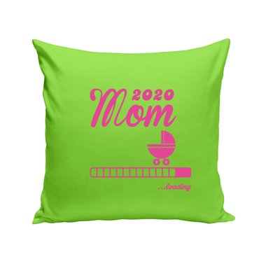 Kissen - Mom 2020 loading apfelgrn-fuchsia