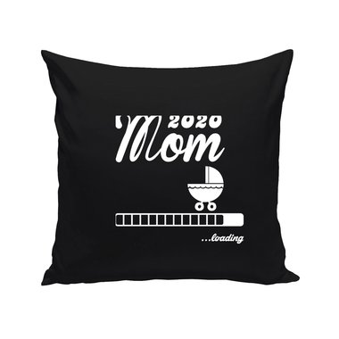 Kissen - Mom 2020 loading natur-schwarz