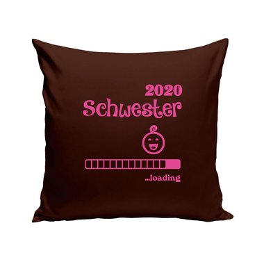 Kissen - Schwester 2020 loading apfelgrn-fuchsia