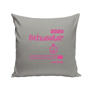 Kissen - Schwester 2020 loading apfelgrn-fuchsia