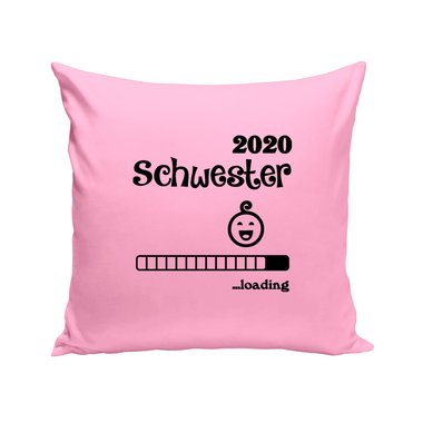 Kissen - Schwester 2020 loading weiss-schwarz