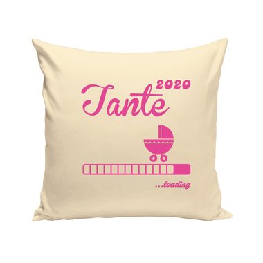 Kissen - Tante 2020 loading apfelgrn-fuchsia