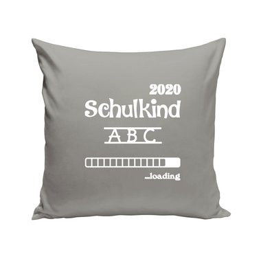 Kissen - Schulkind 2020 loading apfelgrn-dunkelblau