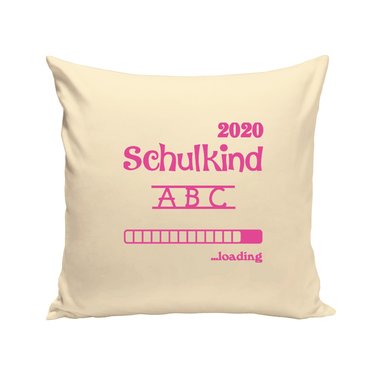 Kissen - Schulkind 2020 loading apfelgrn-dunkelblau