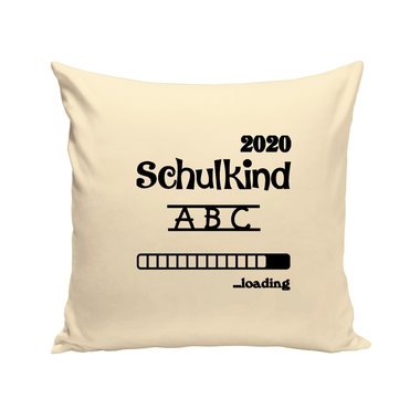 Kissen - Schulkind 2020 loading apfelgrn-dunkelblau