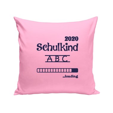 Kissen - Schulkind 2020 loading apfelgrn-dunkelblau