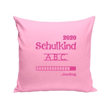 Kissen - Schulkind 2020 loading apfelgrn-dunkelblau