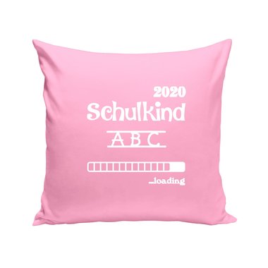 Kissen - Schulkind 2020 loading apfelgrn-dunkelblau