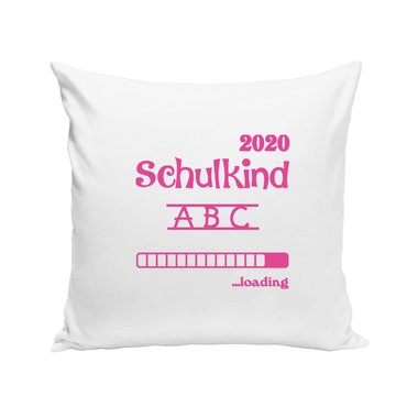 Kissen - Schulkind 2020 loading apfelgrn-dunkelblau