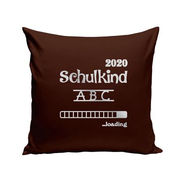 Kissen - Schulkind 2020 loading apfelgrn-dunkelblau