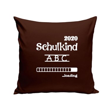 Kissen - Schulkind 2020 loading apfelgrn-dunkelblau