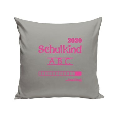 Kissen - Schulkind 2020 loading apfelgrn-dunkelblau