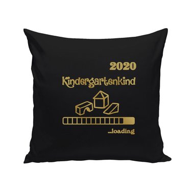 Kissen - Kindergartenkind 2020 loading apfelgrn-dunkelblau