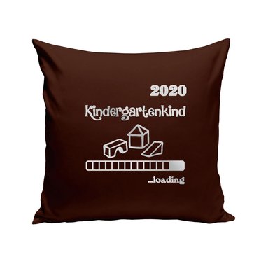 Kissen - Kindergartenkind 2020 loading apfelgrn-dunkelblau